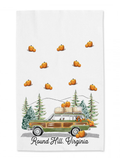 Pumpkin Patch Tea Towel - Custom Town Name