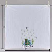 Georgia Tartan Tea Towel