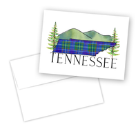 Tennessee Tartan Note Card