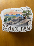 Bears Den, Clarke County Virginia Die Cut Sticker