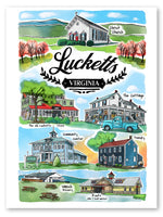 Lucketts Landmark Art Print