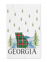 Georgia Tartan Tea Towel
