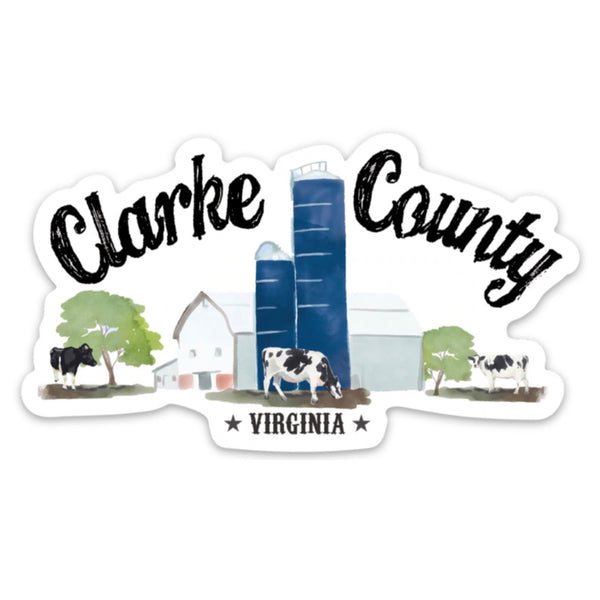Clarke County Die Cut Sticker