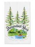 Shenandoah River Kayak Tea Towel