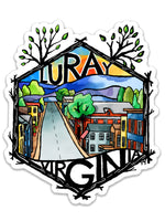 Luray, Virginia Die Cut Sticker