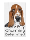 Velvety • Charming • Determined Tea Towel
