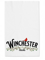 Winchester Virginia Cardinal Tea Towel