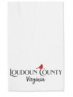 Loudoun County Tea Towel - Cardinal