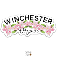 Winchester Virginia Die Cut Sticker