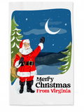 Merry Christmas from Virginia Tea Towel