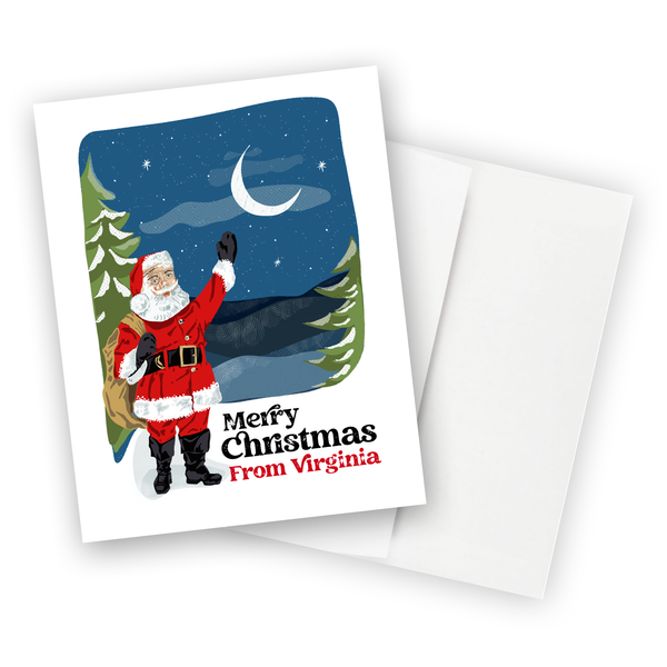 Merry Christmas from Virginia Note Card