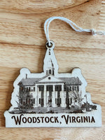 Woodstock Virginia Courthouse Ornament