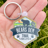 Bears Den Trail Keychain