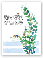 Bee Humble Art Print