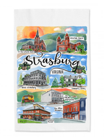 Strasburg Landmark Tea Towel