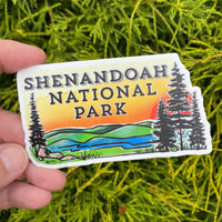 Shenandoah National Park Die Cut Sticker