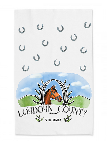Loudoun County Tea Towel - Horse