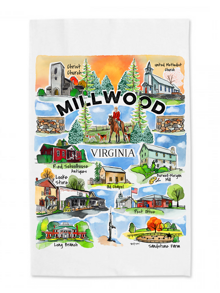 Millwood Landmark Tea Towel