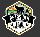 Bears Den Trail Virginia Die Cut Sticker
