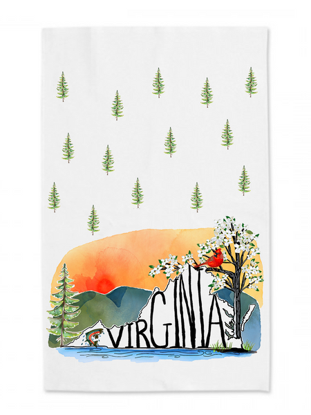 Scenic Virginia Tea Towel