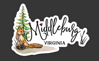Middleburg Virginia Die Cut Sticker