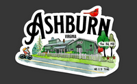 Ashburn Virginia Die Cut Sticker - Mill