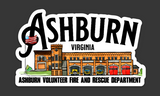 Ashburn Virginia Die Cut Sticker - AVFRD