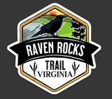 Raven Rocks Trail Virginia Die Cut Sticker
