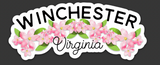 Winchester Virginia Die Cut Sticker