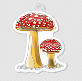 Mushroom Keychain