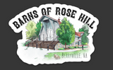 Barns of Rose Hill Die Cut Sticker