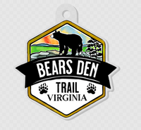 Bears Den Trail Keychain