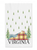 Virginia Tartan Tea Towel