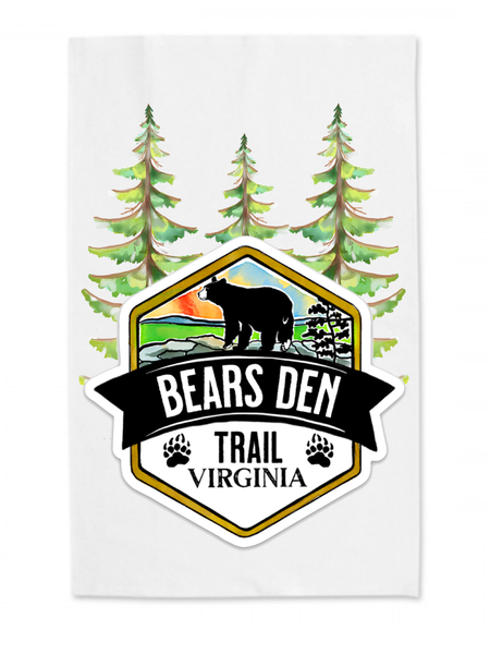 Bears Den Trail Virginia Tea Towel