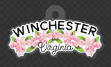 Winchester Virginia Keychain - Blossom
