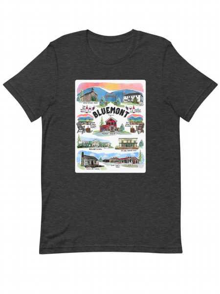 Bluemont Virginia Landmark Short-Sleeve T-Shirt