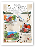 Covered Bridges of Frederick County Art Print