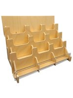 12 Pocket Sticker Display Fixture