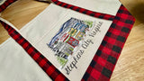 Plaid Canvas Tote Bag