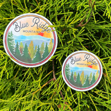 Blue Ridge Mountains Die Cut Sticker