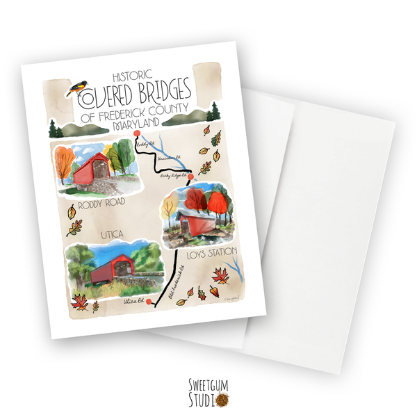 Covered Bridges of Frederick County Note Card